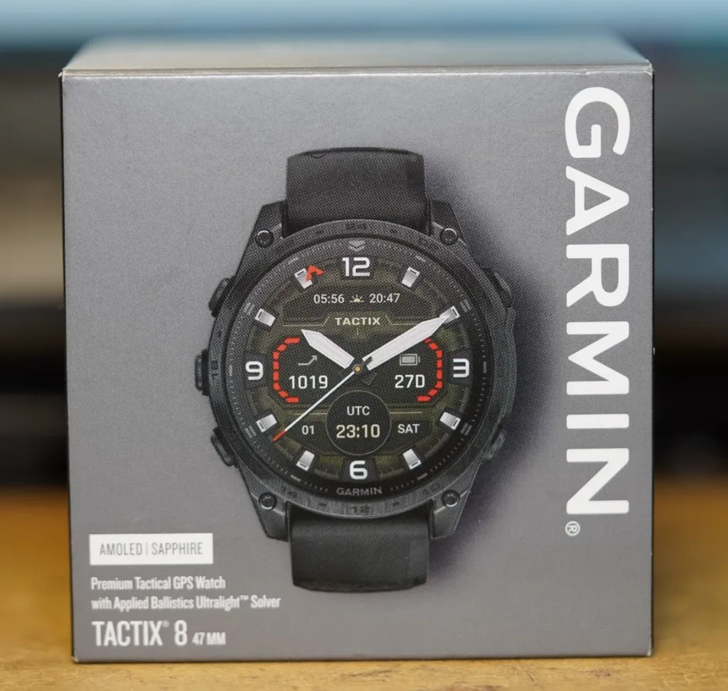 Garmin TACTIX 8 AMOLED black Sapphire Tactical Brand New