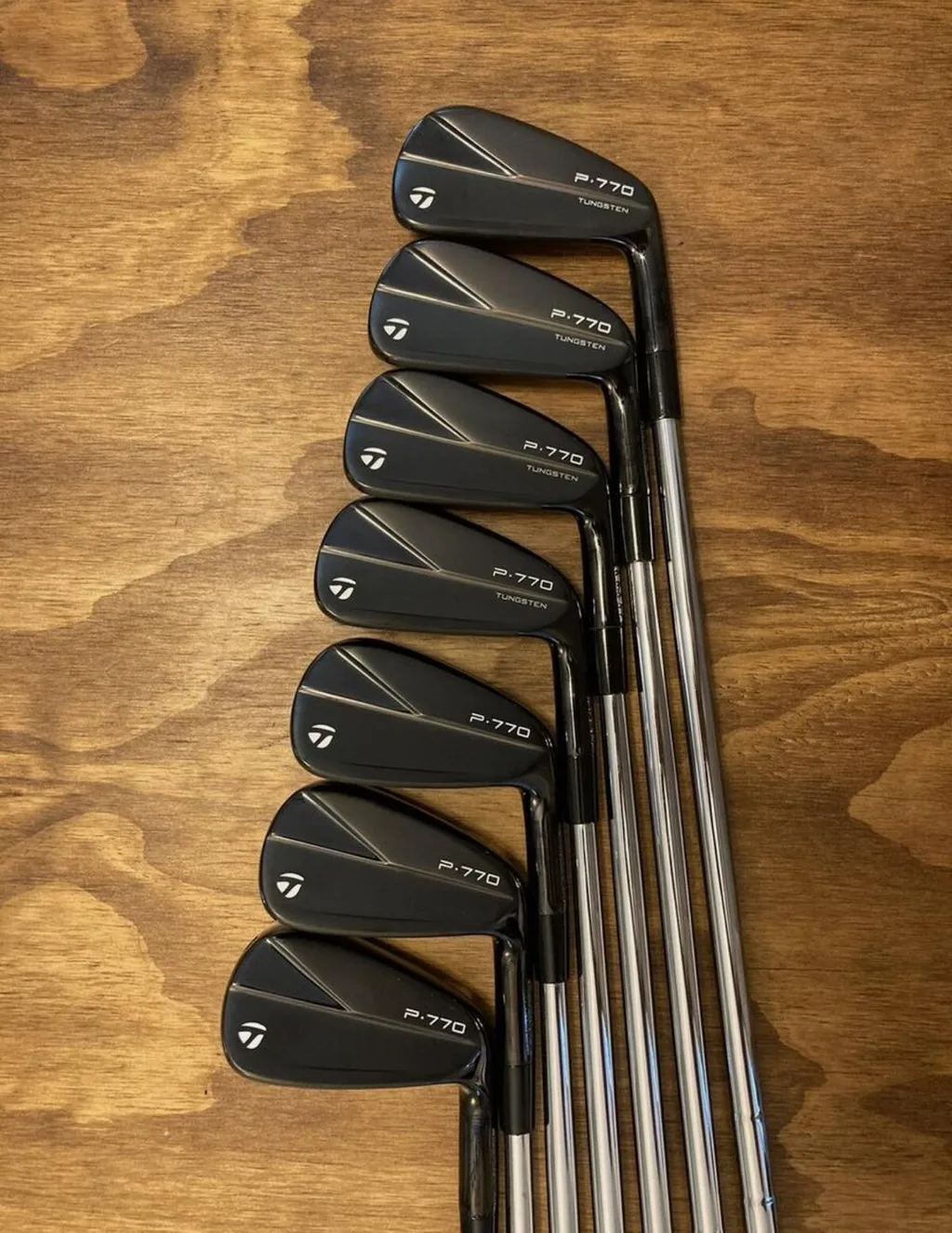 TaylorMade P770 Phantom Black Iron Set – 4-PW (Dynamic Gold S300 shaft, Mint Condition)