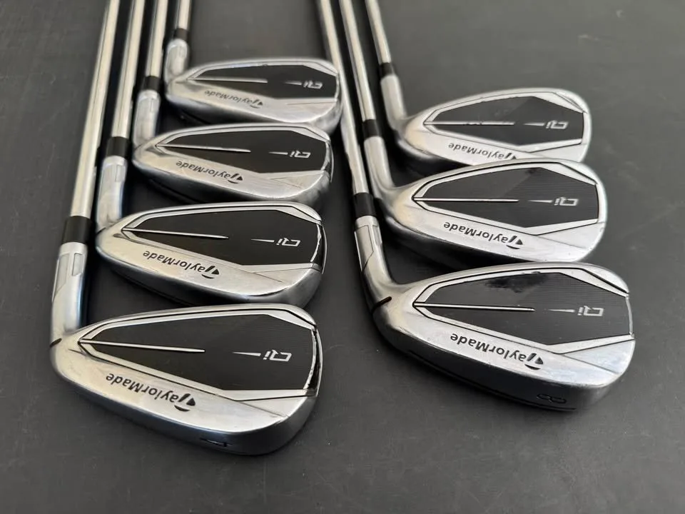 Pre-Owned TaylorMade QI Golf irons 4-PW Stiff Shafts
