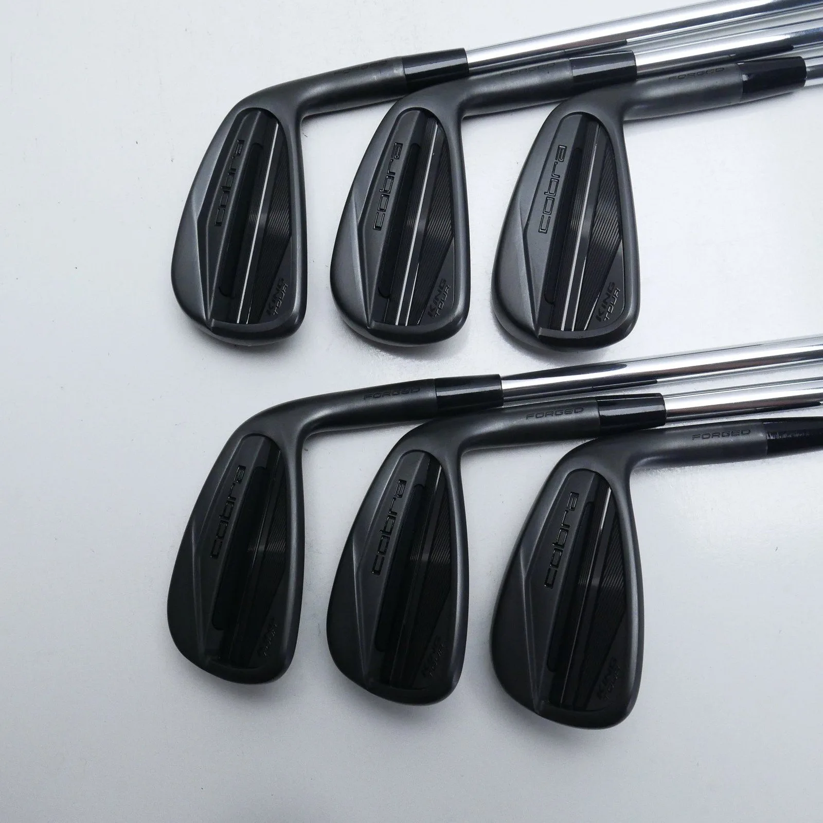 Used Cobra King Tour Black 2023 Iron Set / 5 - PW / Stiff Flex
