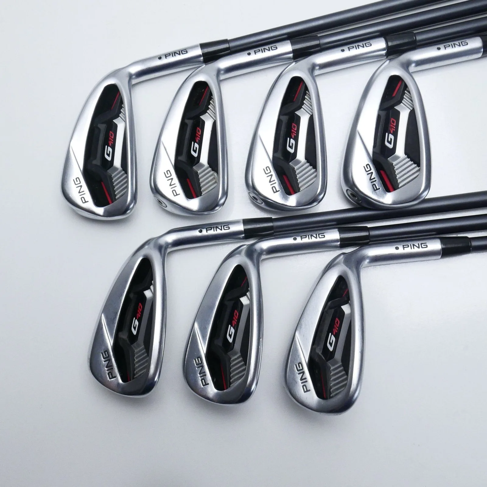 Used Ping G410 Iron Set / 5 - SW / Soft Regular Flex